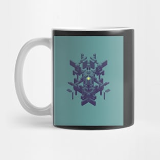 Beautiful Symmetry blue version Mug